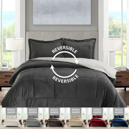 DREAMERA - Premium Reversible Sherpa Doona